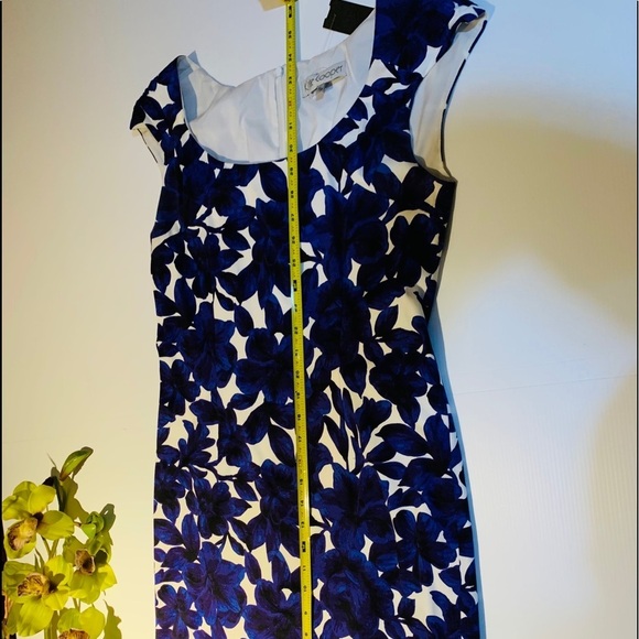 Kate Cooper Cotton Blue print dress size 10 - Picture 6 of 8